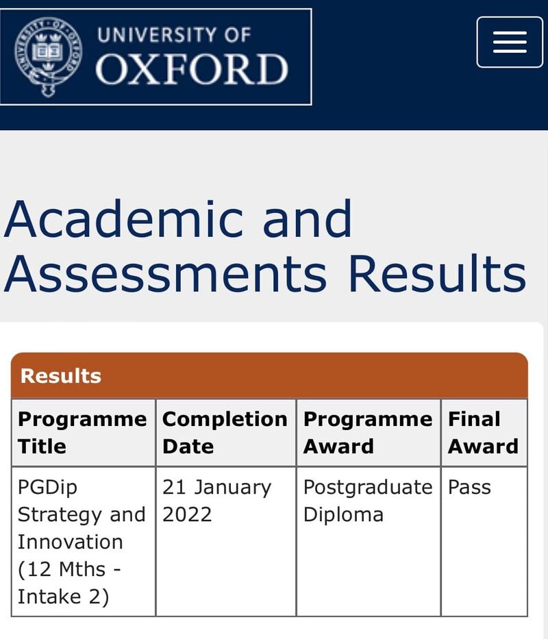 academic results.